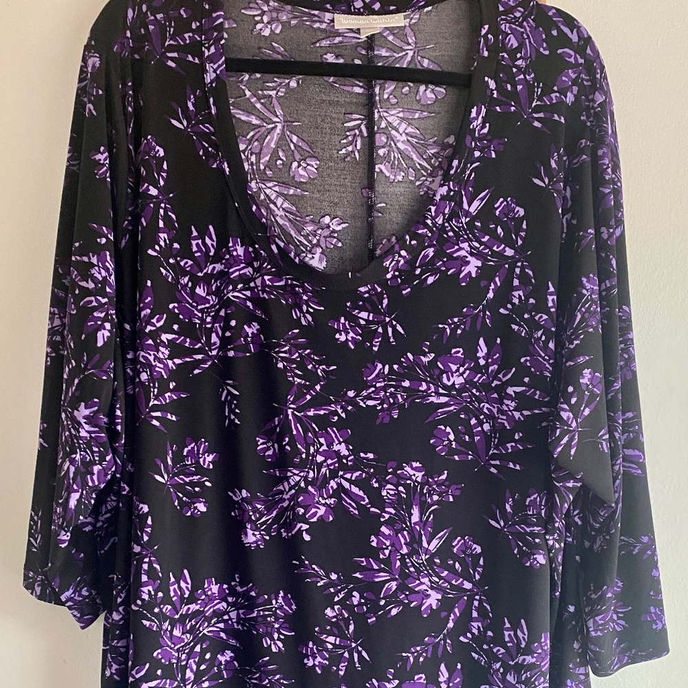 Women's Plus Size Swing Tunic Top 3X-{30/32}